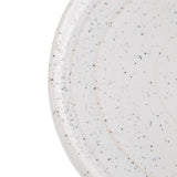 Olympia Cavolo Flat Round Plates White Speckle 180mm (Pack of 6) - FD902 Plates Olympia