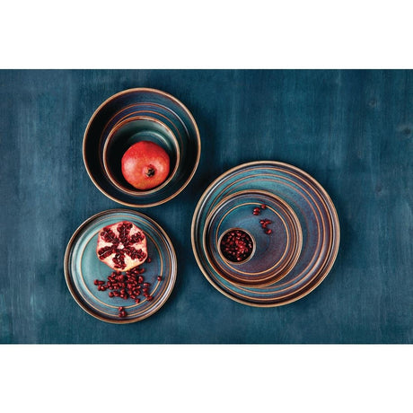 Olympia Cavolo Flat Round Plates Iridescent 180mm (Pack of 6) - FD914 Plates Olympia