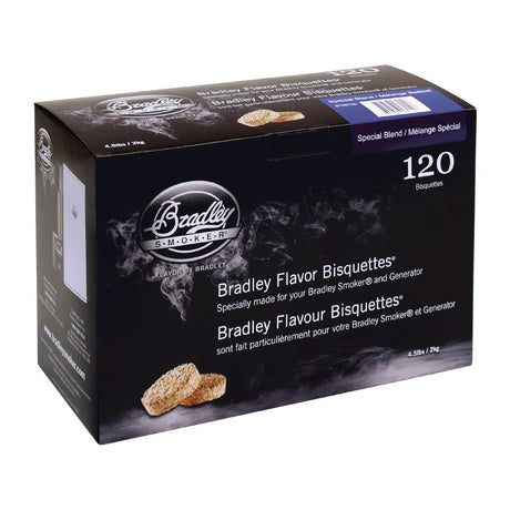 Bradley Food Smoker Special Blend Flavour Bisquette (Pack of 120) - FE658  Bradley   