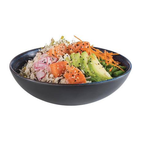 APS Loops Blue Melamine Deep Bowl 290mm - FE982 Bowls APS