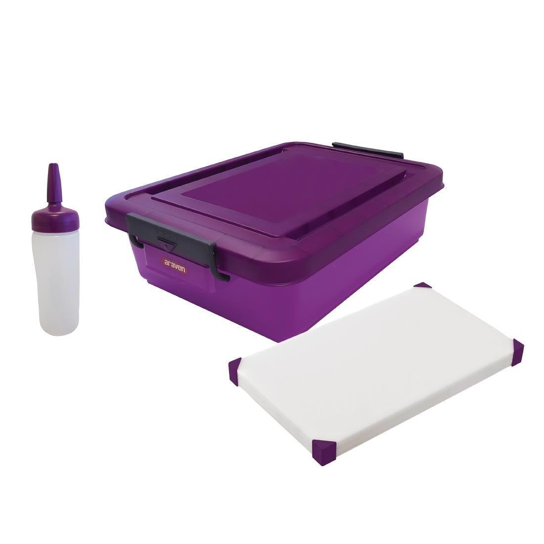 Araven Anti-Allergic Food Prep Kit Purple - FP934  Araven   