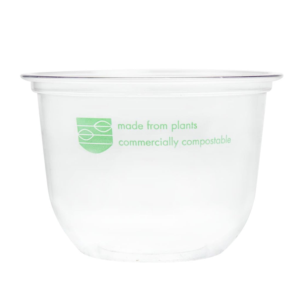 Vegware 96-Series Compostable PLA Deli Pots 10oz (Pack of 1000) - FS172 Takeaway Food Containers Vegware   