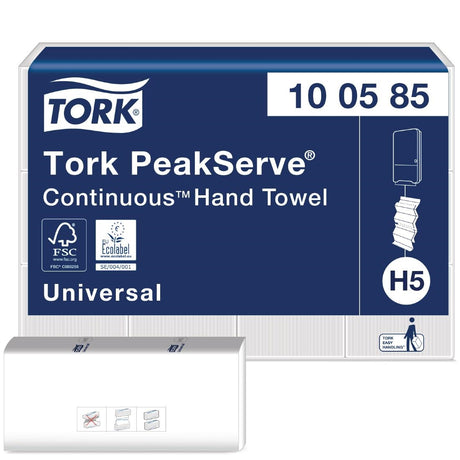 Tork PeakServe Continuous 1-Ply Hand Towels White (Pack of 12 x 410) - FS370  Tork   