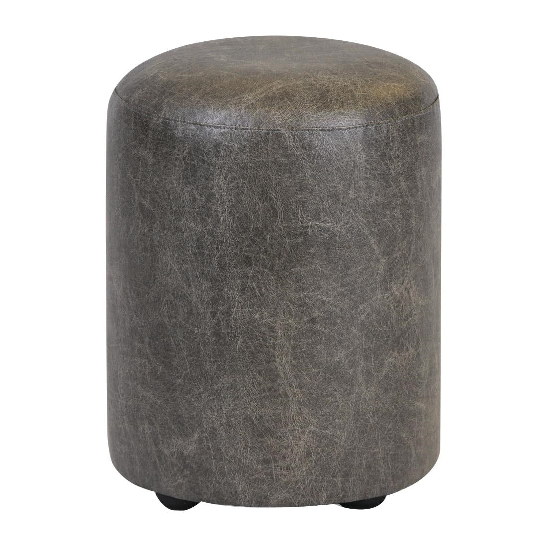 Cylinder Faux Leather Bar Stool Ash (Pack of 2) - FT450 Faux Leather Bar Stools Everyday   