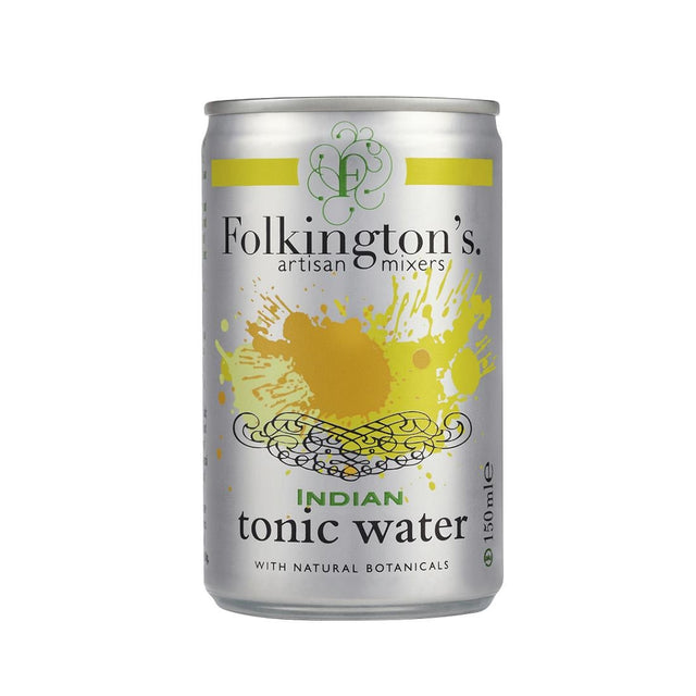 Folkington's Indian Tonic Water Can 150ml (Pack of 24) - FU473  Folkington's Mixers   