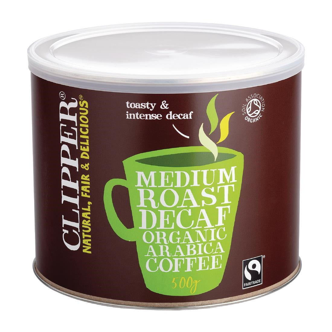 Clipper Fairtrade Decaf Coffee (4 x 500g) - FW821  Clipper   