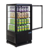 Polar C-Series Energy Efficient  Display Fridge Black 68Ltr - CX577  Polar   