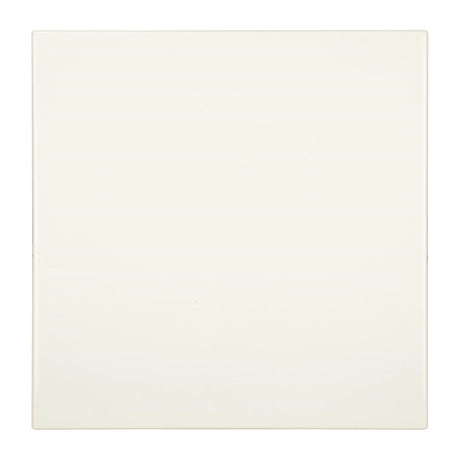 Bolero Square Table Top White 700mm - GG641 Solid Colour Table Tops Bolero   