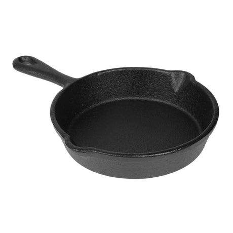 Olympia Mini Cast-Iron Round Pan 115mm - GJ553 Cast Iron Cookware Olympia