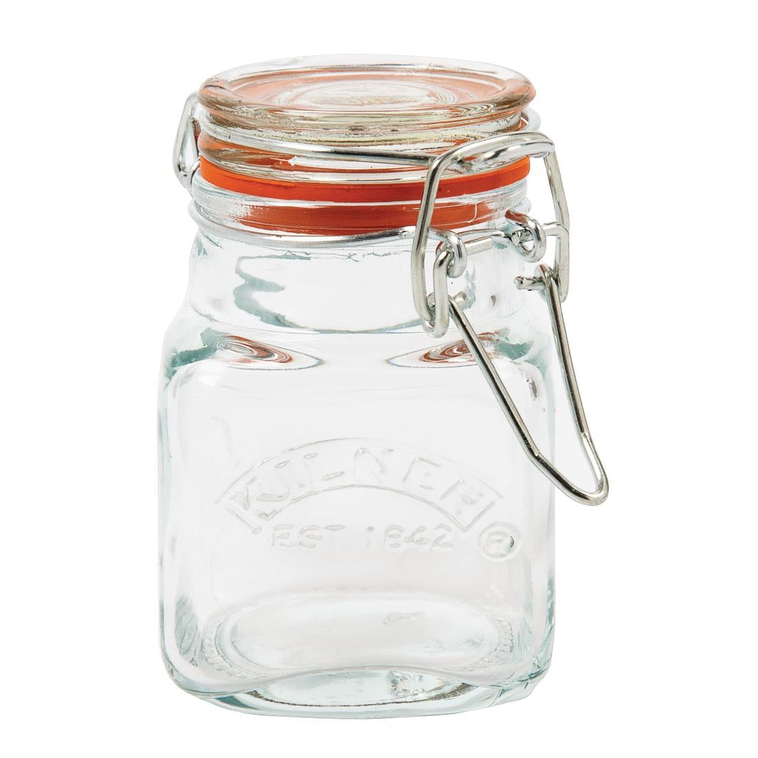 Kilner Square Clip Top Spice Jar 70ml - GL882  Kilner   