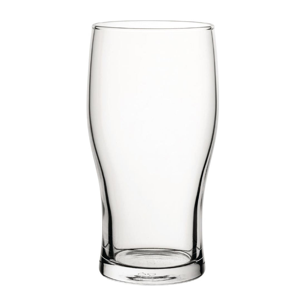 Utopia Tulip Nucleated Toughened Beer Glasses 280ml CE Marked (Pack of 48) - GR293 Beer Glasses Utopia   