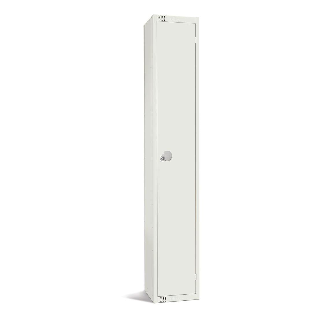 Elite Single Door Manual Combination Locker Locker White - GR302-CL Steel Lockers 300mm Deep Elite Lockers   