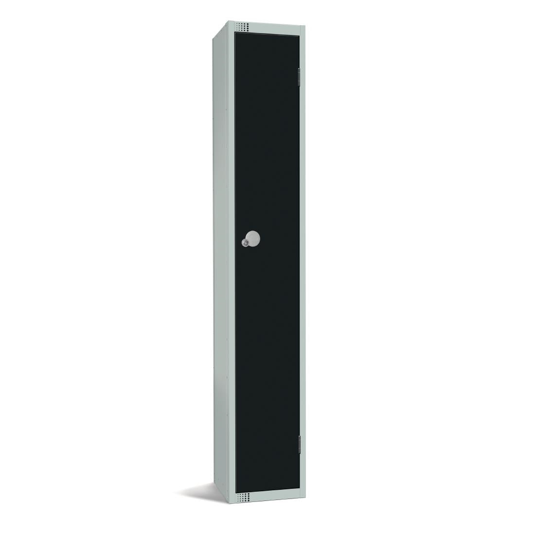 Elite Single Door Manual Combination Locker Locker Black - GR670-CL Steel Lockers 300mm Deep Elite Lockers   