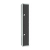 Elite Double Door Padlock Locker Graphite Grey - GR678-P Steel Lockers 300mm Deep Elite Lockers   