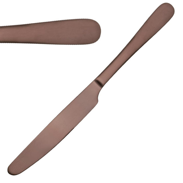 Olympia Cyprium Copper Table Knife (Pack of 12) - HC340 Table Knives Olympia