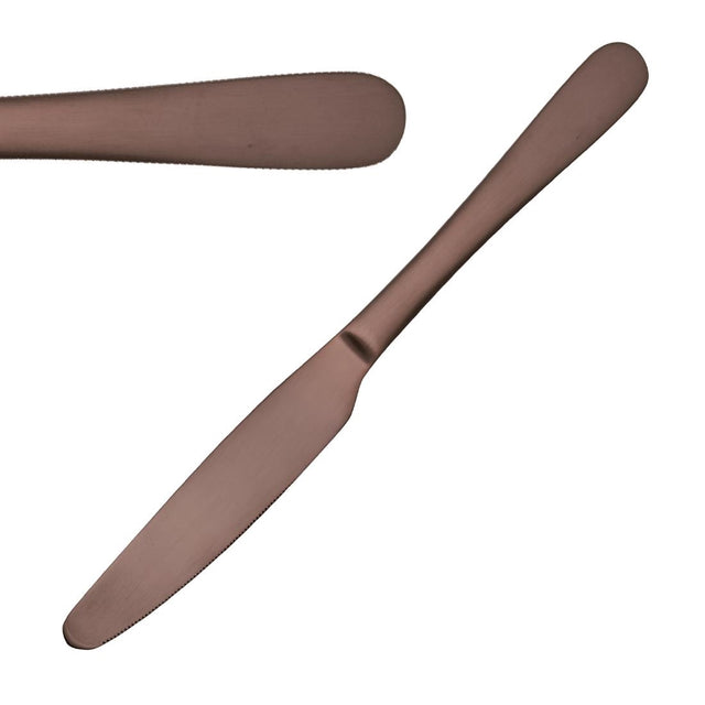 Olympia Cyprium Copper Dessert Knife (Pack of 12) - HC341 Table Knives Olympia