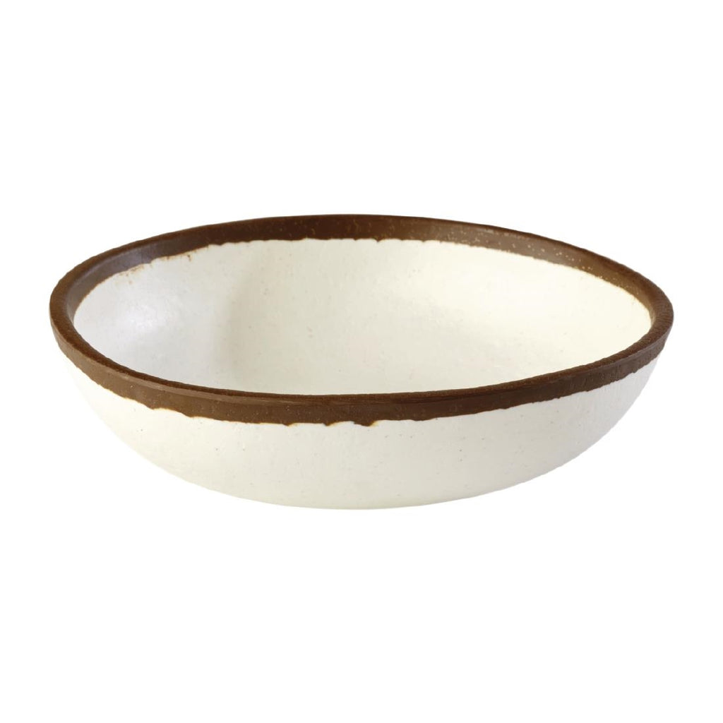 APS Crocker Low Bowl 165mm Cream - HC729 Bowls APS