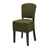 Hanoi Dining Chair In Dark Walnut with Shetland Forest Seatpad (Pack of 2) - HP757 All Chairs Everyday   