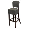 Hanoi Bar Chair in Dark Walnut with Shetland Smoke Seatpad - HP779 All Stools Everyday   