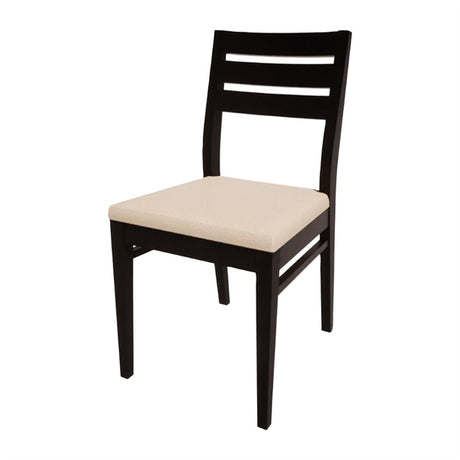 Bolero Bespoke Marty A Side Chair in Cream/Charcoal - HS354 All Chairs Bolero Bespoke   