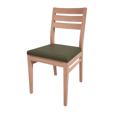 Bolero Bespoke Marty A Side Chair in Olive/Beech - HS355 All Chairs Bolero Bespoke   