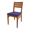 Bolero Bespoke Marty A Side Chair in Blue/Oak - HS366 All Chairs Bolero Bespoke   