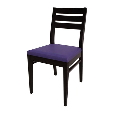 Bolero Bespoke Marty A Side Chair in Blue/Charcoal - HS369 All Chairs Bolero Bespoke   