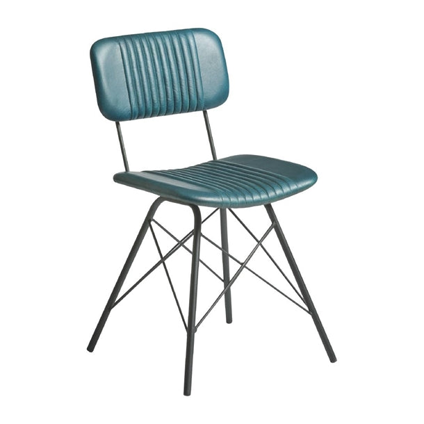 Duke Side Chair Vintage Teal (Pack of 2) - HS609 Upholstered Dining Chairs Everyday   