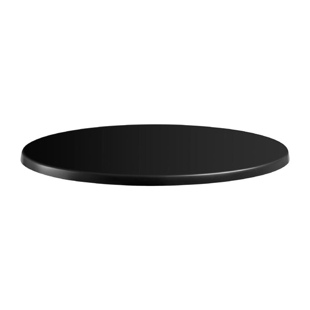 Enduratop Round Table Top Black 600mm - HS611 Solid Colour Table Tops Everyday   