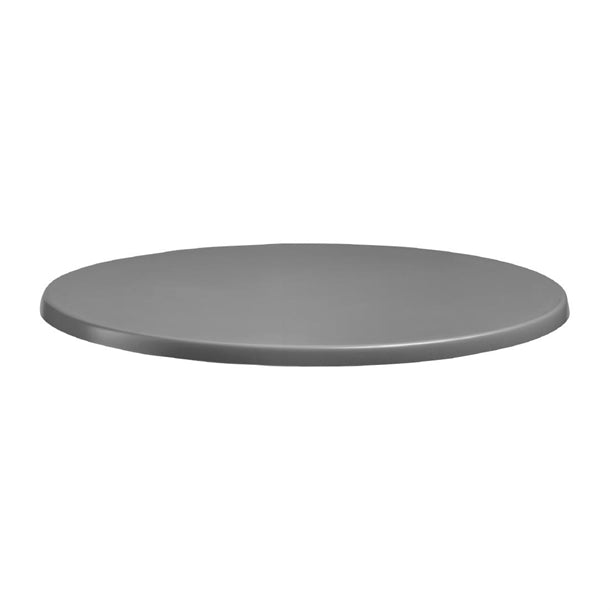 Enduratop Round Grey Table Top 600mm - HS635 Solid Colour Table Tops Everyday   