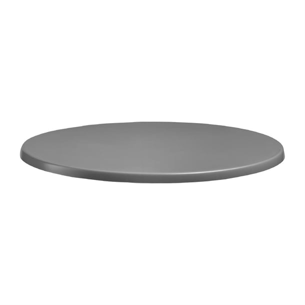 Enduratop Round Grey Table Top 700mm - HS637 Solid Colour Table Tops Everyday   