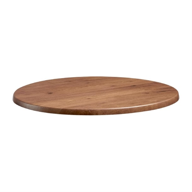 Enduratop Round Natural Wood Table Top 900mm - HS649 Wood Effect Table Tops Everyday   