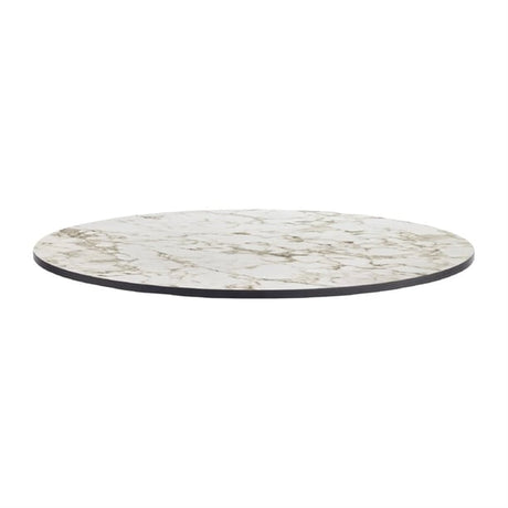 Extrema Round Carrara Marble Table Top 900mm - HS655 Stone Effect Table Tops Everyday   