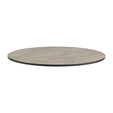 Extrema Round Cement Textured Table Top 600mm - HS662 Stone Effect Table Tops Everyday   