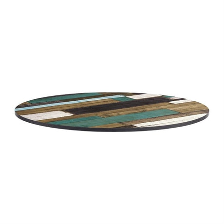 Extrema Round Driftwood Table Top 690mm - HS666 Wood Effect Table Tops Everyday   