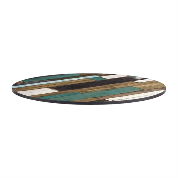 Extrema Round Driftwood Table Top 690mm - HS666 Wood Effect Table Tops Everyday   