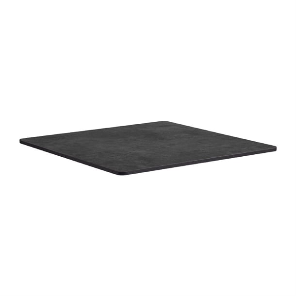 Extrema Square Metallic Anthracite Table Top 690x690mm - HS678 Solid Colour Table Tops Everyday   