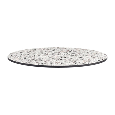 Extrema Round Mixed Terrazzo Table Top 690mm - HS683 Stone Effect Table Tops Everyday   