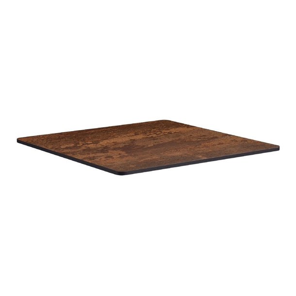 Extrema Square Vintage Copper Table Top 600x600mm - HS700 Wood Effect Table Tops Everyday   