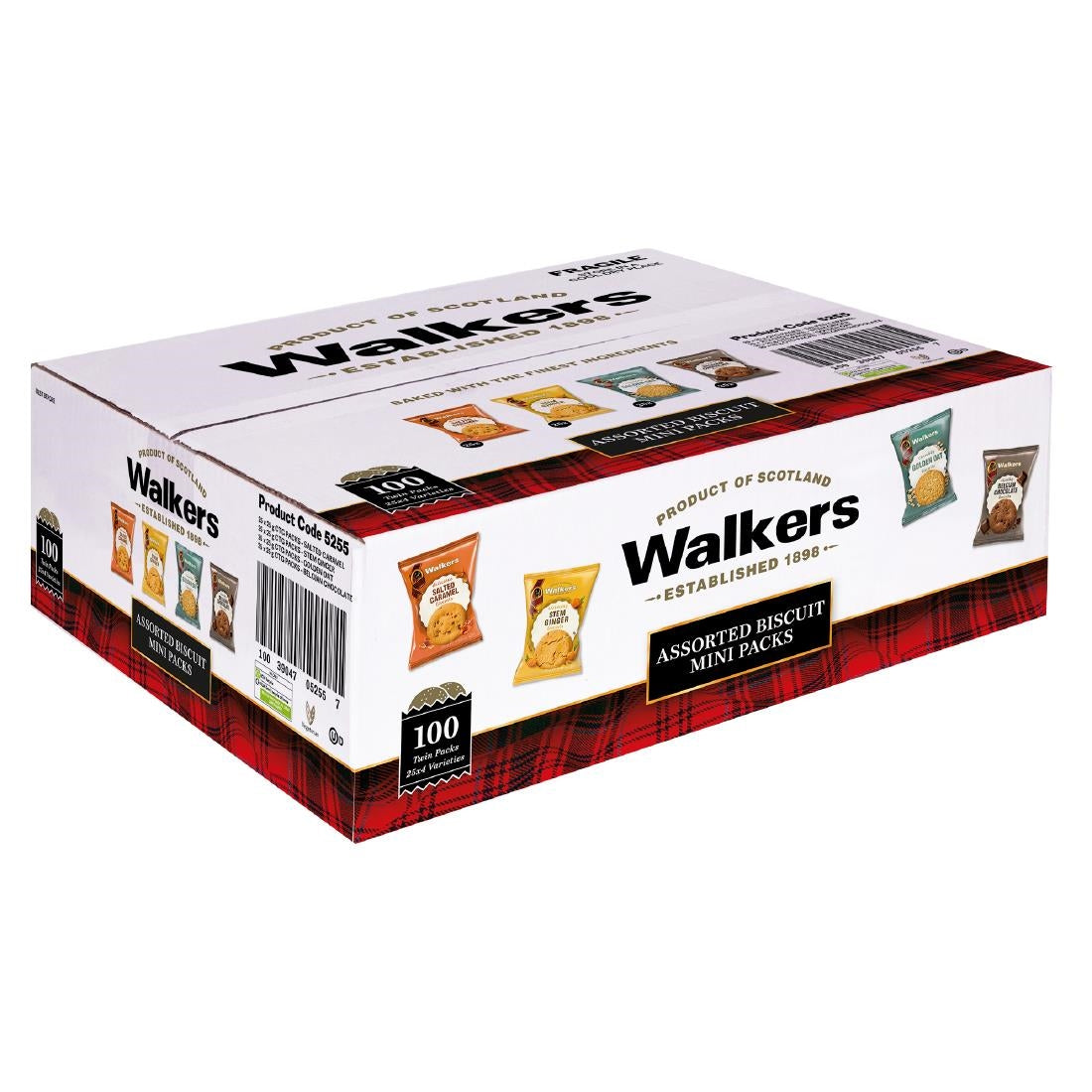 Walkers Mini Pack Assorted Biscuits (Pack of 100) - HT333  Walkers   