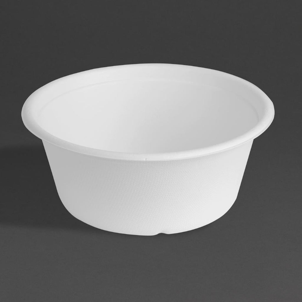 Fiesta Compostable Bagasse Bowl Base 750ml (Pack of 50) - HW023 Takeaway Food Containers Fiesta Compostable   