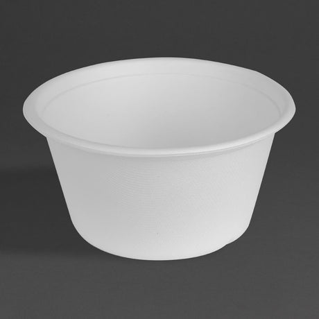 Fiesta Compostable Bagasse Bowl Base 900ml (Pack of 50) - HW024 Takeaway Food Containers Fiesta Compostable   