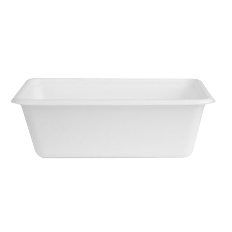 Fiesta Compostable Bagasse Food Container Bases 800ml (Pack of 100) - HW035 Takeaway Food Containers Fiesta Compostable   