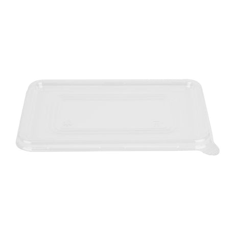 Fiesta Recyclable PET Lids for Bagasse Container Bases (Pack of 100) - HW038 Takeaway Food Containers Fiesta Compostable   