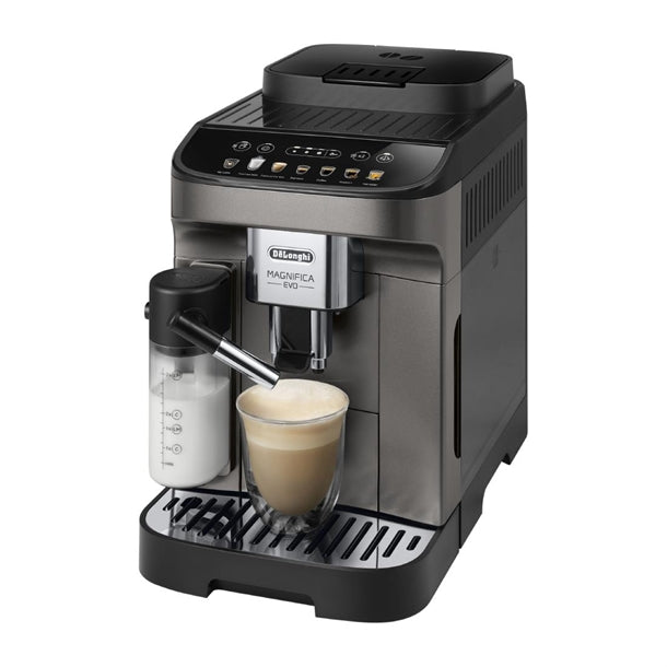 De'Longhi Magnifica Evo Fully Automatic Bean to Cup Coffee Machine ECAM29 Titanium & Black - HW185  DeLonghi   