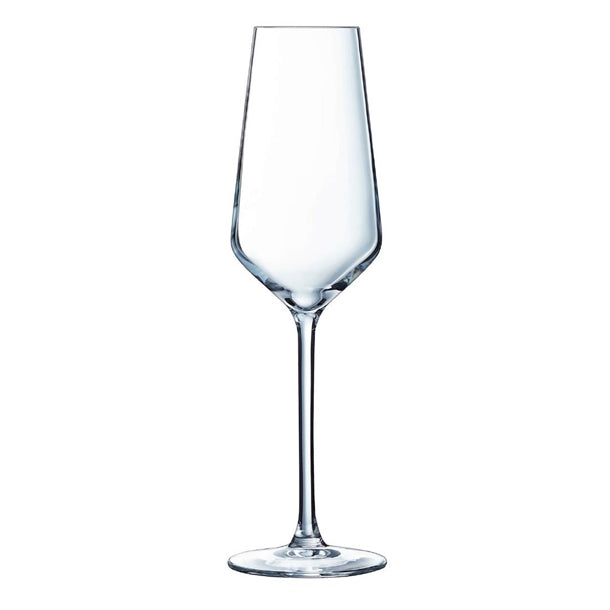 Arcoroc Distinction Champagne Flutes 230ml (Pack of 24) - HW232 Champagne Glasses Chef & Sommelier   