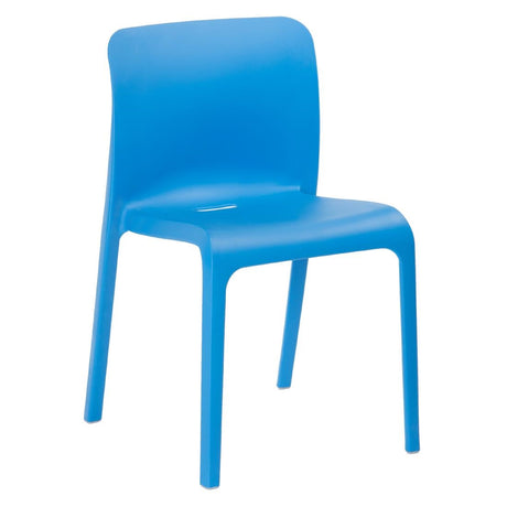 Origin POP Chair Sky Blue 480x500x790mm (Pack of 2) - HX766 Plastic Chairs Origin   