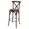 Bristol Bar Chair in Vintage with Bison Espresso Seat - HX887 All Stools Everyday   