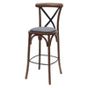 Bristol Bar Chair in Vintage with Shetland Smoke Seat - HX891 All Stools Everyday   