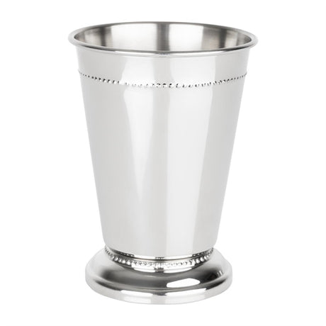 Olympia Barware Beaded Julep Cup Stainless Steel 370ml - HY115 Cocktail Glasses Olympia   